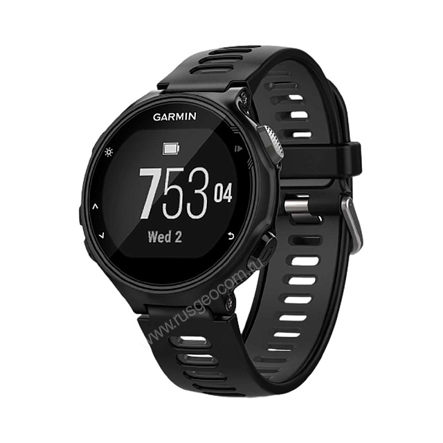 Часы Garmin Forerunner 735XT черно-серые