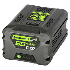 Greenworks GD60SS бесщеточный, 60V с АКБ 5 Ач + ЗУ 10А двойное