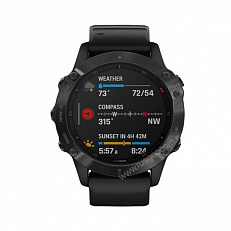 Спортивные часы Garmin Fenix 6 Pro Black with Black Band