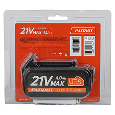 Patriot BR 21 V Max Pro UES (21 В, 4 А*ч, Li-ion) - батарея аккумуляторная