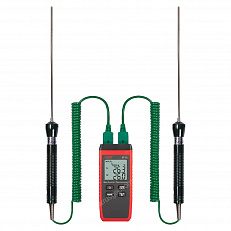 Термометр RGK CT-12 с погружными зондами температуры TR-10W с поверкой