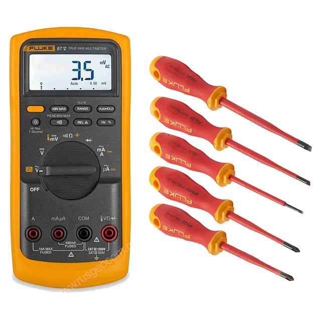 Комплект Fluke IB875M - мультиметр Fluke 87V с набором отвёрток