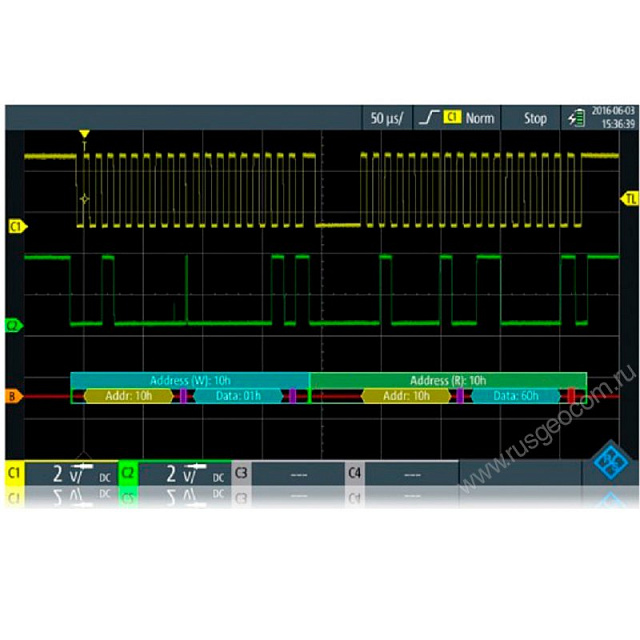 Опция синхронизация и декодирование последовательных данных I2C/SPI Rohde   Schwarz RTH-K1