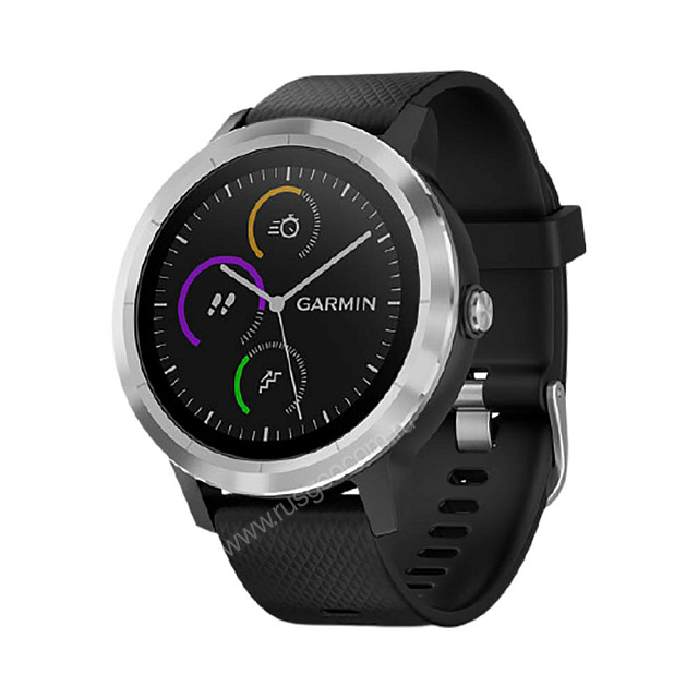 GPS-часы Garmin Vivoactive 3 черные с черным ремешком