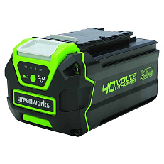 Greenworks GD40BPG2K5 40V (281 км/ч) бесщеточная с АКБ 5 Ач + ЗУ 2А - воздуходувка аккумуляторная ранцевая