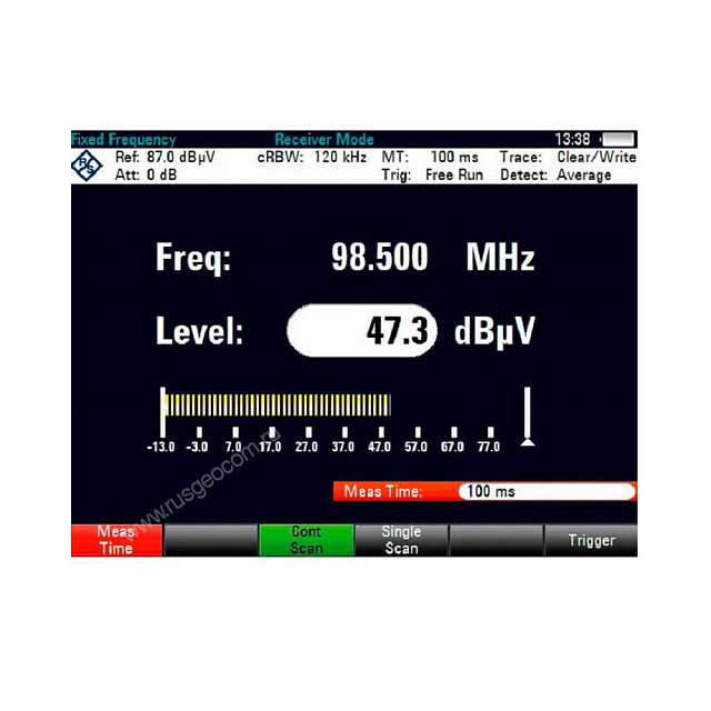 Опция режима измерительного приемника Rohde   Schwarz FSH-K43