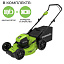 Аккумуляторная газонокосилка Greenworks GD40LM46HP бесщеточная, 40V с АКБ 4 Ач USB + ЗУ