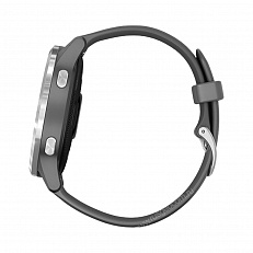 Garmin Vivoactive 4 серые с серебристым безелем