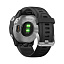 смарт Часы Garmin Fenix 6S Silver Black Band серебристые с черным ремешком