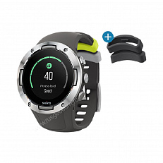 Часы с gps  SUUNTO 5 Graphite Steel